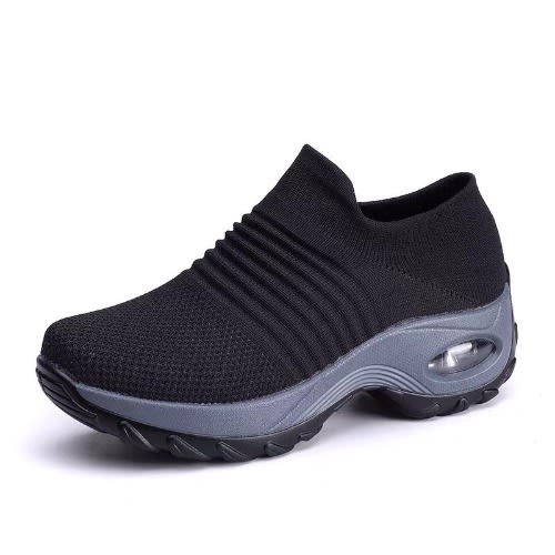Ladies Black Sneakers