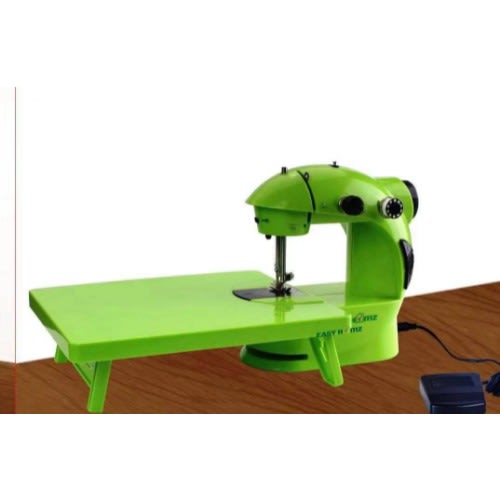 Portable Desktop Sewing Machine With Foot Pedal & Adapter  + Table Extension Board