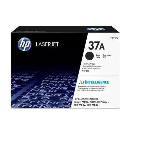37a - cf237a Black Toner Cartridge For Hp Laserjet M607, M608, M609, Mfp M633, Series