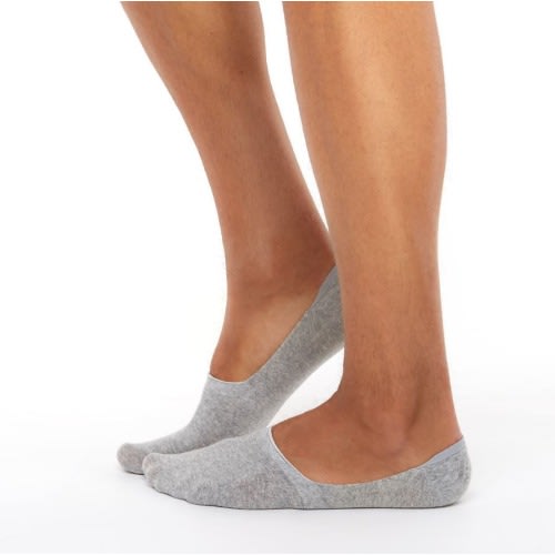 Men's Cotton Invisible  Socks -  Grey