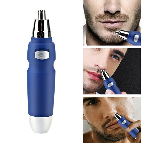 Electric Shaving Nose Ear Hair Trimmer -1.5V- Blue