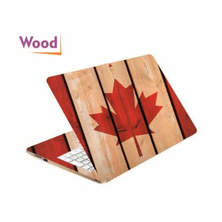Canadian Wood Skin Case For Laptop