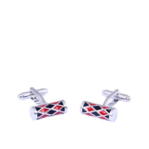 Coloured Cylinder Shaped Cufflinks