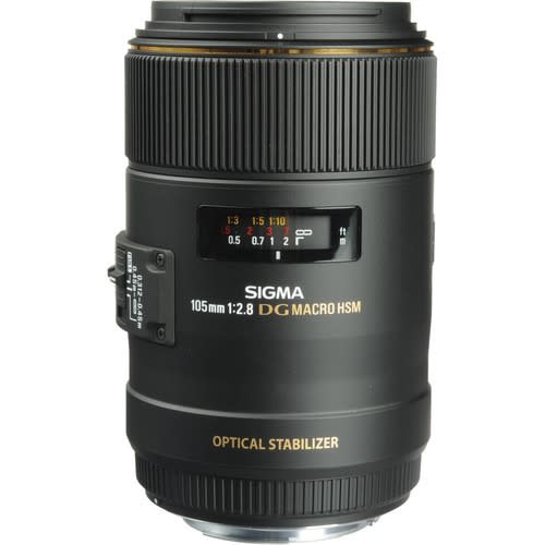 Sigma Lens For Canon Camera - 105mm F2.8 Ex Dg Macro Os