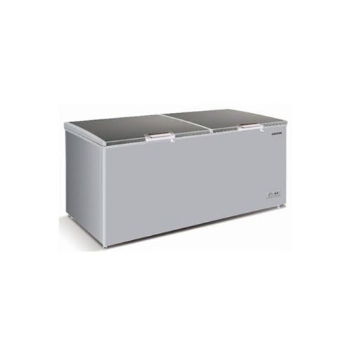Double Door Chest Freezer - 500litres - Silver - Bcd500m