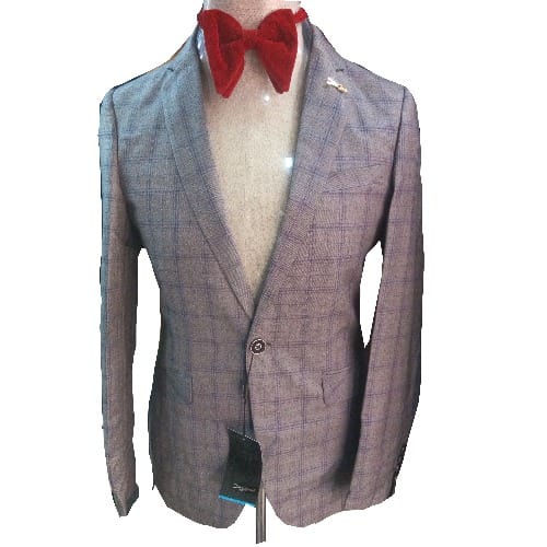 Snofish Brown Check Blazer