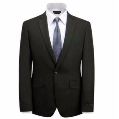 Fitted Smart Suit - Black