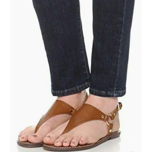 Female Brown Ring Sandals