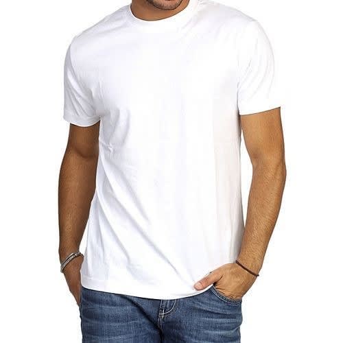 Unisex Plain Round Neck T-shirt - White
