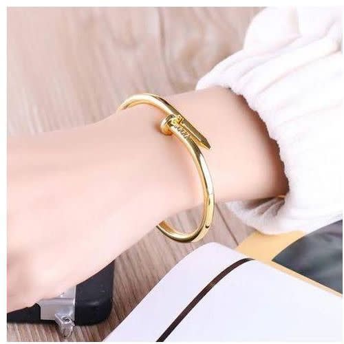 Nail Bracelet - Gold