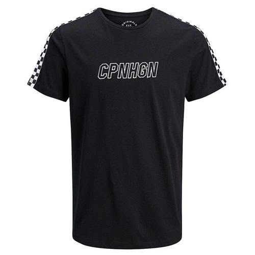 Crew Neck Short Sleeve T-shirt - Black