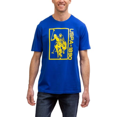 Yellow  Graphic Logo Print Tshirt
