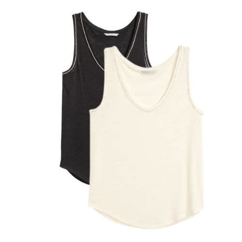 H&M - Vest Top - 2 Pack