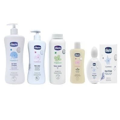 Baby Essentials - 5 Pack Set - Lotion - Oil - bath - Powder & Cologne