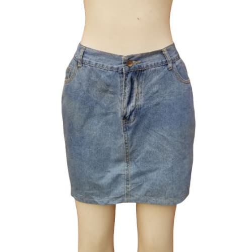 Ladies Denim Mini Skirt