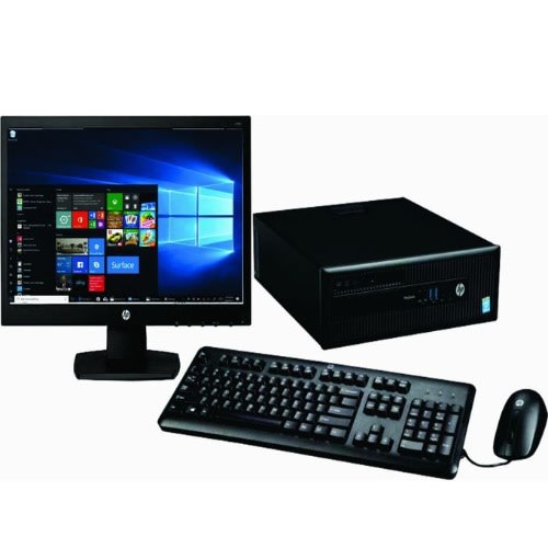 Prodesk 600 SFF - Intel Core i3 - 500GB HDD - 4GB RAM - Win 10 Pro & Ms Office 2016 Suites Preloaded