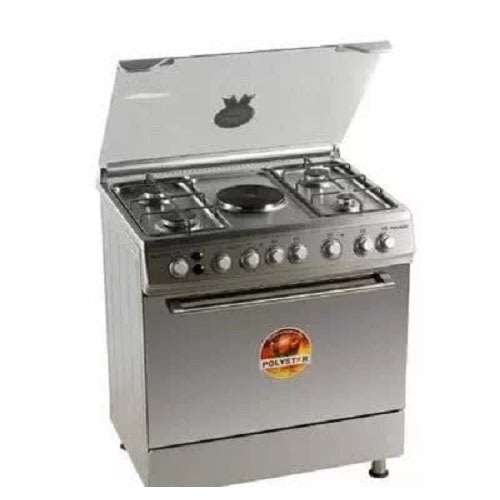 Gas Cooker 4 Gas + 1 Hot Plate Stainless Pvfs-80g1