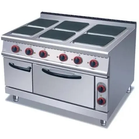 Electric Cooker With Oven - 6 Plates - 380V