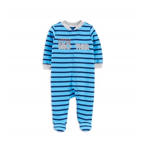 Child Of Mine Newborn Baby Boy Sleep N Play Sleeper Pyjamas - Little Brother