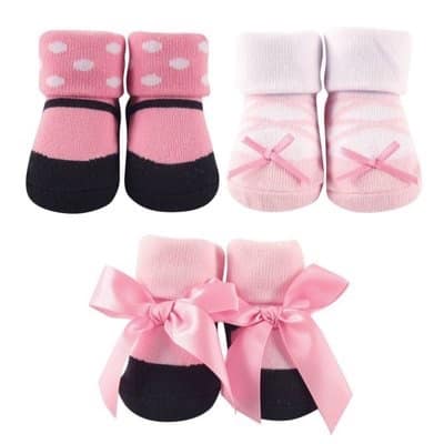 Girls Shoe Socks - 3 Piece