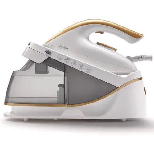 Press Xpress 5 Bar Steam Generator Iron - White & Gold - 2400w
