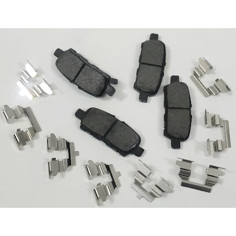 Set Of Zd905 Quick Stop Ceramic Rear Brake Pad - 4pcs