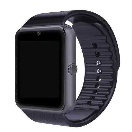 - Gt08 Smartwatch With Sim & Memory Card Slots - Black