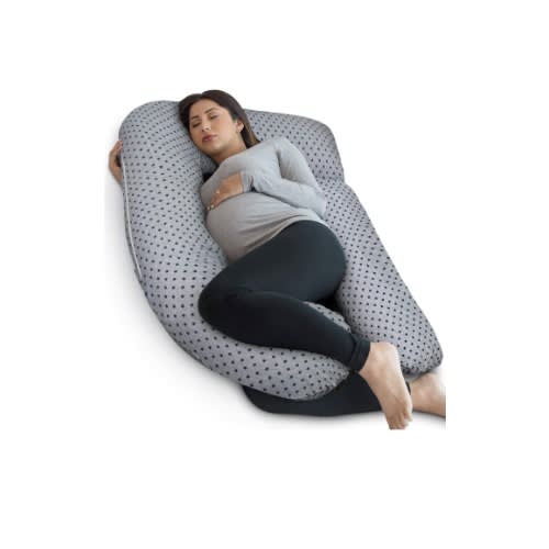 Full Body Pregnancy U Shaped Pillow - Grey