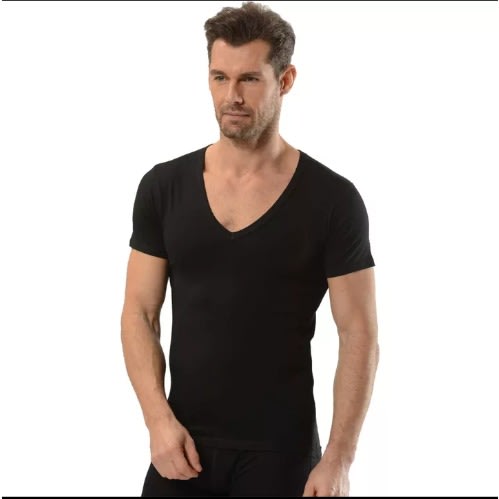 V-neck Polo 3 In 1 - Black
