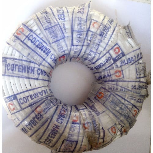 2.5mmx3Core Flexible Wire - White