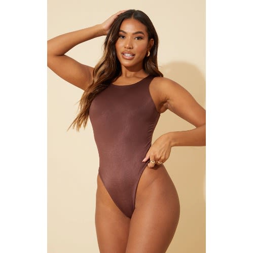 Sleeveless Bodysuit - Dark Brown
