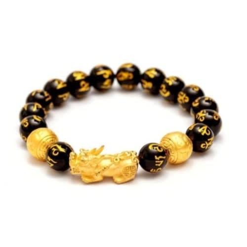 Obsidian Hand Beads Bracelet