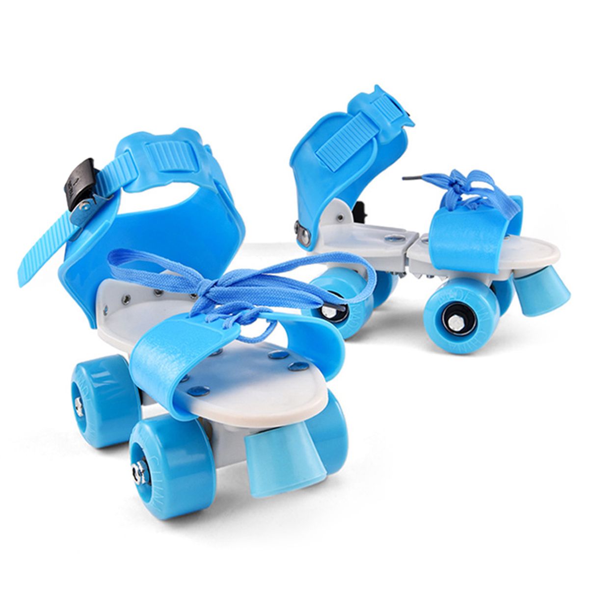 Adjustable Size Children Roller Skates Double Row Skates