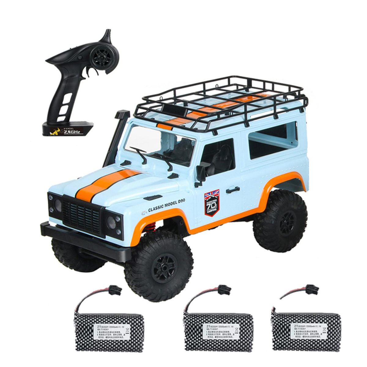 Remote Control Truck 2.4Ghz 1/12 Remote Control Car Off Road Trucks 4WD Climbing Car Toys Gifts for Kids Adults 3 Battery