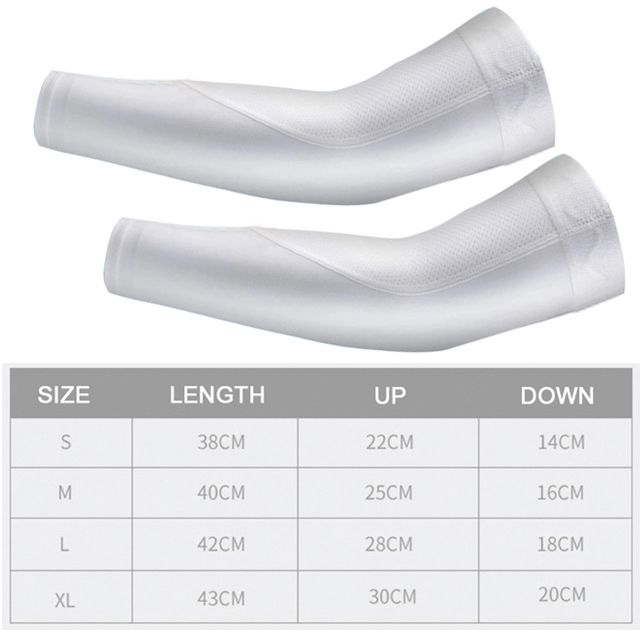 NEWBOLER Ice Fabric Runnling Camping Arm Warmers Basketball
