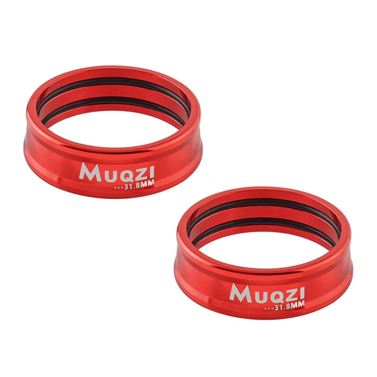 1 Pair Handlebar Lock Rings Bicycle Handlebar End Lock Rings Red