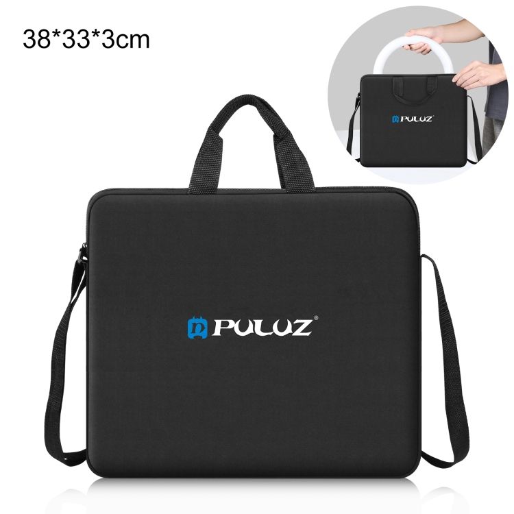 PULUZ 12 Inch Ring LED Lights Portable Zipper Storage Bag