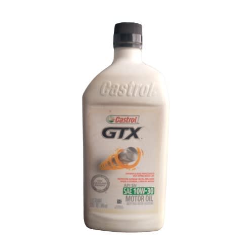 Castrol Gtx 10w-30 Made In Usa Conventional Or Ordinary With Vol Of 1 Us Qt- 946ml