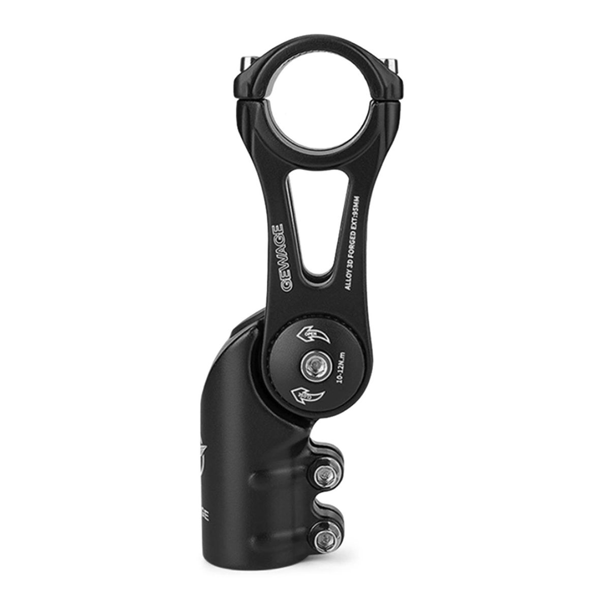 Adjustable Bike Stem Handlebar Stem Fits 31.8mm Handlebar for Road Bike MTB