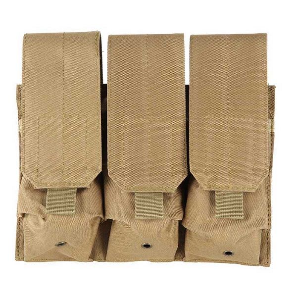 Tactical Triple Molle Magazine  Bag For AK 47 74 5.56mm