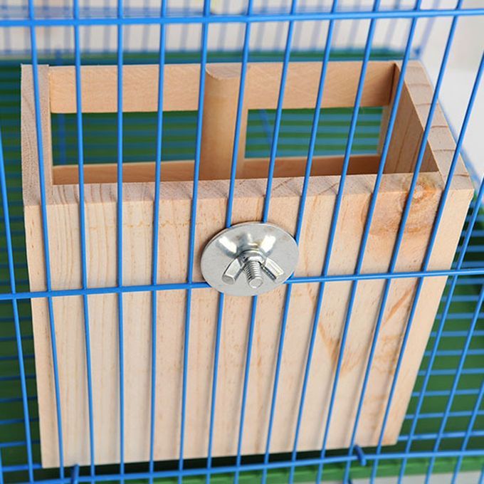 Small Pet Rabbits Guinea Pig Wooden Rack Feeder Hay Grass Nesting