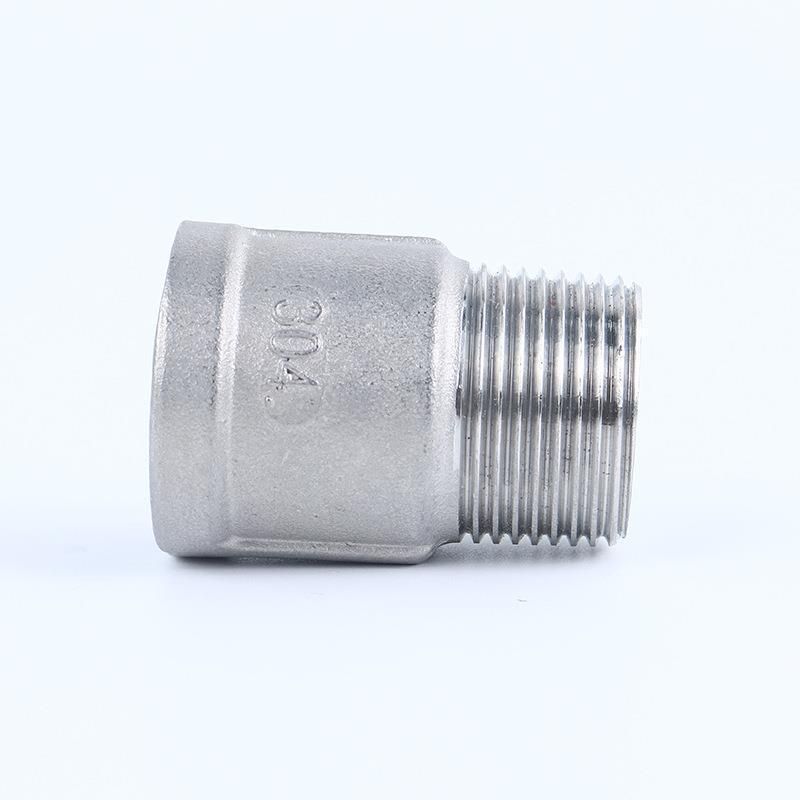 316 Material round Internal and External Thread Tooth Joint Pipe Clamp 304 Stainless Steel round Tooth Elbow Thread Straight Quick Coupler