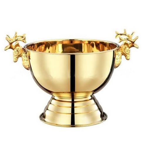 Gold Stainless Champagne Ice Bucket - 13 Litres