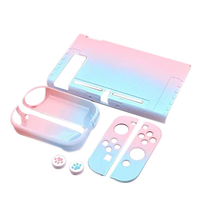 Gradients Color Crystal Housing Case & Joystick Thumb Grips