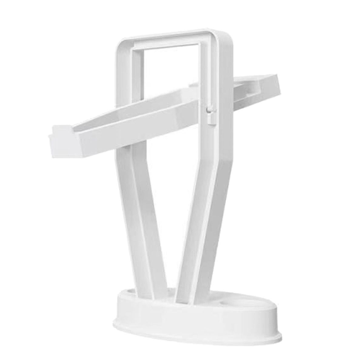 VR Headset Display Stand Space Saving Stable Accessories Gamepad White