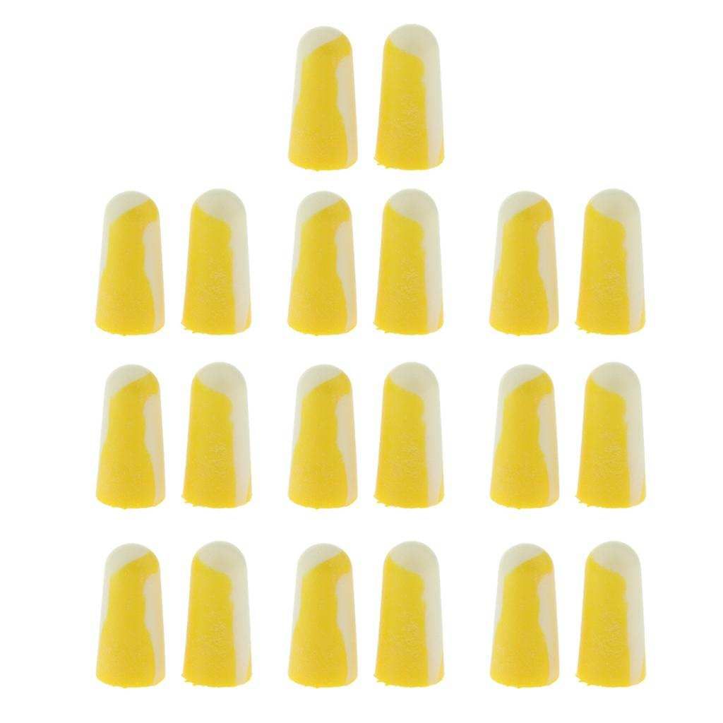 Pack Of 20, Ear Plugs, Noise Cancelling Reusable Earplugs For Sleeping