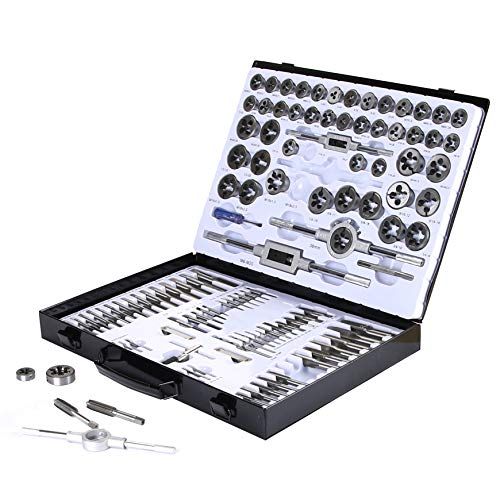 Muzerdo 115PCS Sae And Metric Bearing Steel Tap And Die Reth