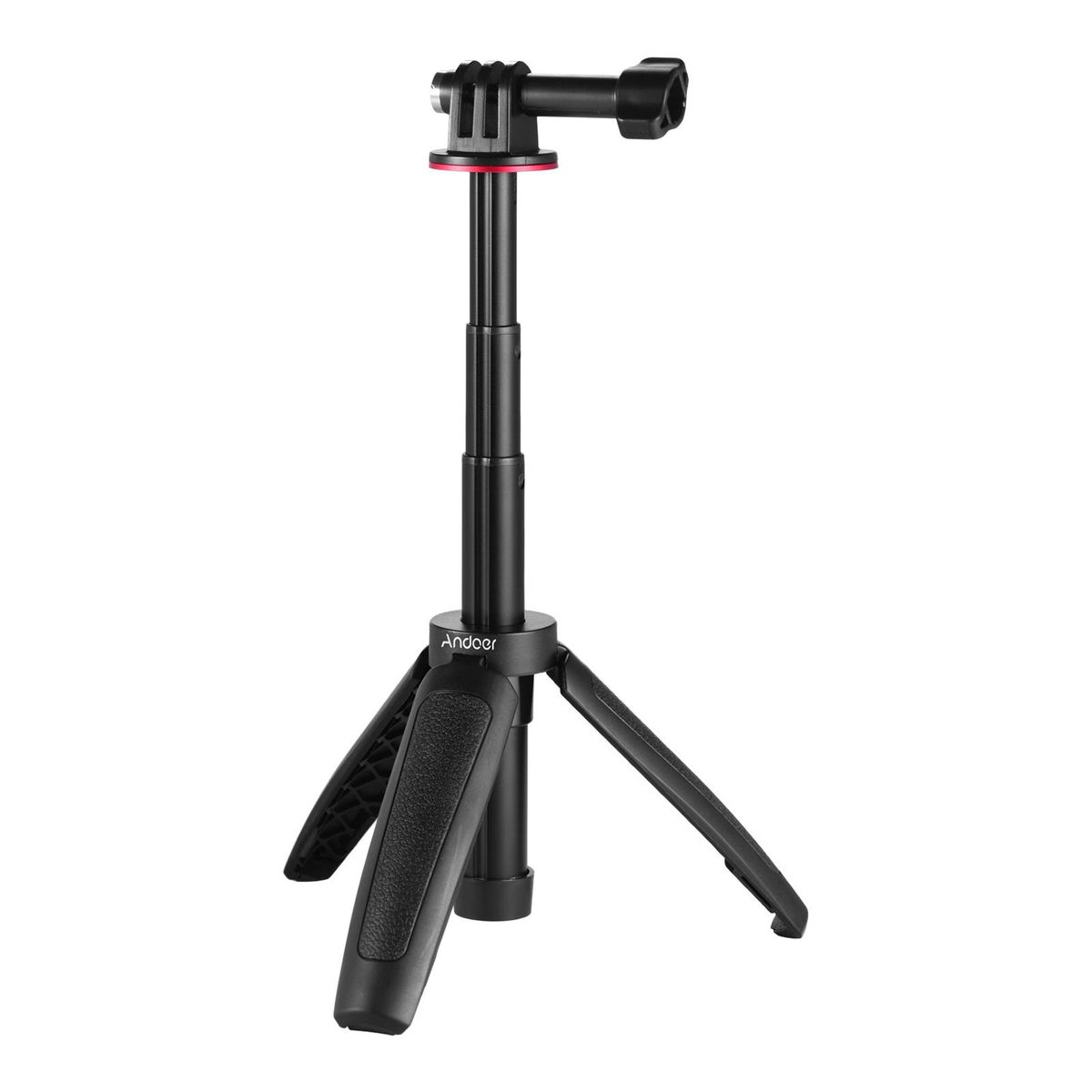 Andoer MT-09 Mini Extendable Desktop Tripod Handheld Action Camera Vlog Selfie Stick Bracket Replacement for GoPro Hero 11/109/8/7/6/5