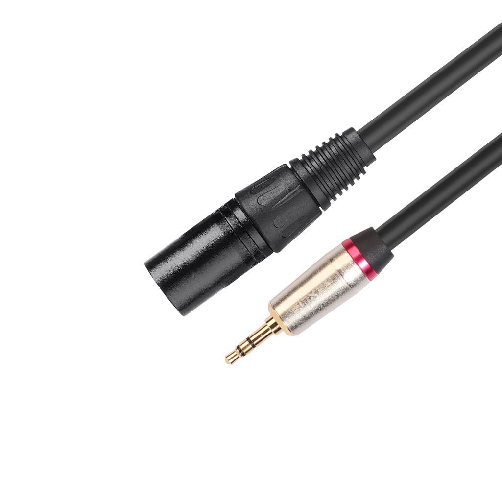 Audio Cable Canon XLR Male To 3.5 Jack Male Aux Connector