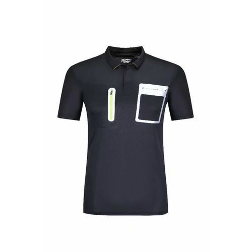 Sports Short Sleeve T-shirt  Soccer Collar Judge Jersey